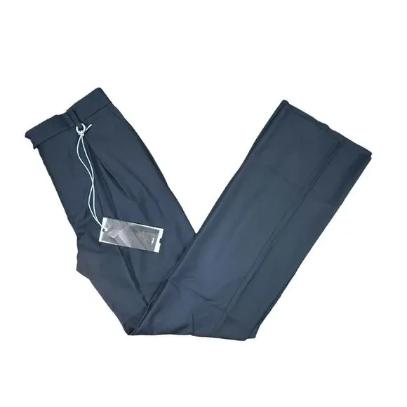 C2H4 Filtered Reality Folded Waist Tailored Trouser R002-056 - Sz Large - Black